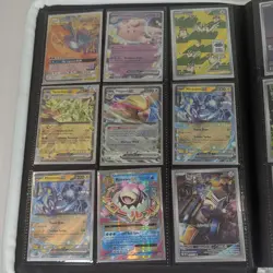 Lot Of 98 Pokemon GX V EX Mewtwo Charizard Slowbro Lugia With Binder - Image 5