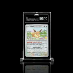 Eevee Pokemon Day 074/131 Prismatic Evolutions Holo Stamped Promo English TAG 10 - Image 1