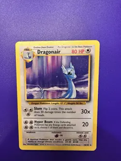 DRAGONAIR 18/102 BASE SET NON-HOLO RARE POKEMON TCG - Image 1