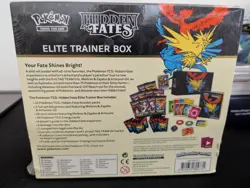 2019 POKEMON TCG SUN & MOON HIDDEN FATES ELITE TRAINER BOX ETB FACTORY SEALED - Image 2
