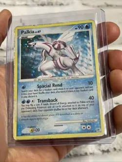 Palkia - 11/130 - Holo Rare HP-DMG Pokemon Diamond and Pearl DAMAGED 2007 TCG - Image 2