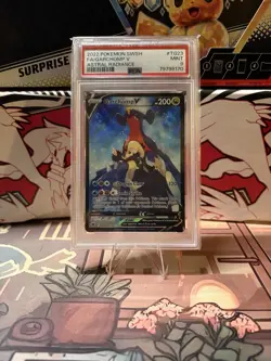 PSA Mint 9 - Garchomp V - TG23 - Pokemon Astral Radiance - Image 1