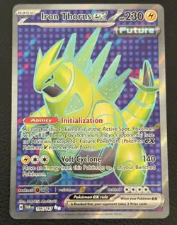 Iron Thorns ex 196/167 Ultra Rare Twilight Masquerade Pokemon Near Mint - Image 1