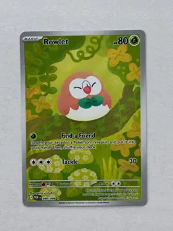 Rowlet 090/088 Holo Illustration Rare Perfect Order Pokemon Near Mint - Image 1