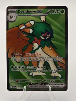 Pokemon TCG Pokemon Decidueye Ex 100/088 Ultra Rare Holo PERFECT ORDER NM - Image 3
