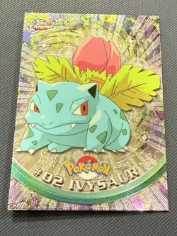 Ivysaur NM 02 - Topps Chrome TV Animation Edition - Pokemon - Image 1