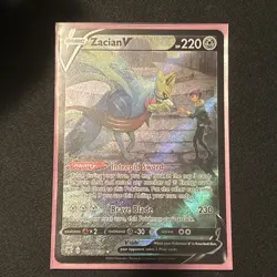 ZACIAN V TG21/TG30 HOLO V RARE ASTRAL RADIANCE TRAINER GALLERY POKEMON NM/M - Image 1