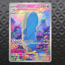 Pokemon TCG Wailord Illustration Rare Holo SV09 Journey Together 162/159 English - Image 2