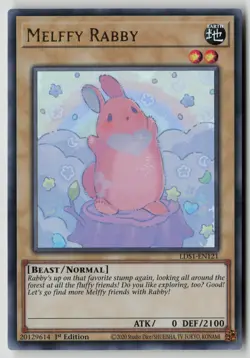 Yugioh Melffy Rabby LDS1-EN121 1st Edition Ultra Rare NM - Image 1
