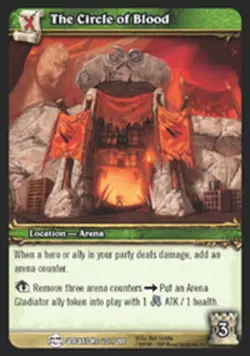 Heavy Play WoW TCG The Circle of Blood Blood of Gladiators World of Warcraft - Image 1