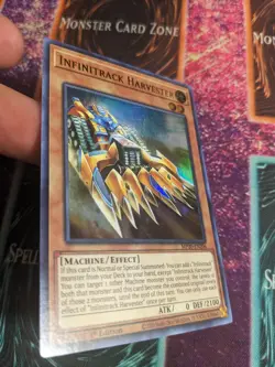 Yu-Gi-Oh! Infinitrack Harvester MP20-EN206 1st Edition Ultra Rare NM - Image 2