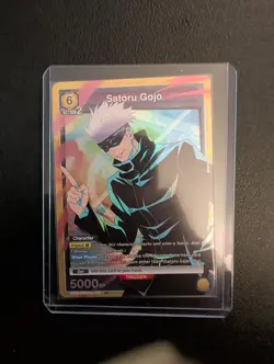 2023 Union Arena TCG - Jujutsu Kaisen UE03BT SR Satoru Gojo #JJK-1-012 - Image 1