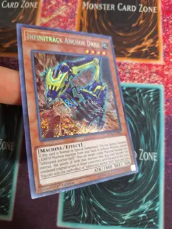 Yu-Gi-Oh! Infinitrack Anchor Drill INCH-EN002 Secret Rare 1st Edition Near Mint - Image 2