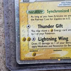 Pokemon Zapdos EX Card 033- Light Played Black Star Promo Holo (B) - Image 5