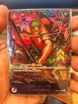 Roronoa Zoro SR ST21-015 Flagship for ASIA Promo SEALED - One Piece Card Game NM - Image 1