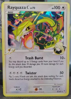 Rayquaza C - (Cracked Ice) 008/147 Miscellaneous Cards & Products Holo - Image 1