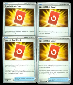 Pokemon SPECIAL RED CARD 082/086 - Chaos Rising - - MINT 4X - Image 1