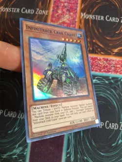 Yu-Gi-Oh! Infinitrack Crab Crane INCH-EN003 Super Rare 1st Edition Near Mint - Image 2
