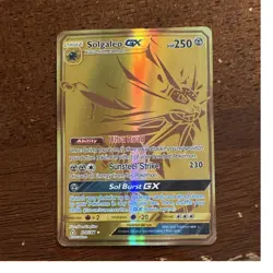 Pokemon TCG Solgaleo GX SM16 Promo Holo English 250 HP Stage 2 Card - Image 1