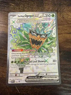 Teal Mask Ogerpon ex 166 Sv: Scarlet & Violet Promo Cards Holo - Image 1