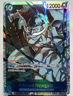 One Piece TCG Edward.Newgate OP13-042 Carrying On His Will Foil Super Rare Card - Image 1