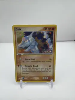 Pokemon Card - Onix Team Rocket Returns 69/109 Common Reverse Holo Stamped LP/NM - Image 1