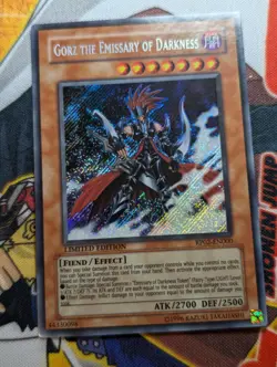 YuGiOh! Gorz the Emissary of Darkness RP02-EN000 Secret Rare LTD Edition VLP - Image 1