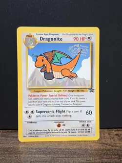 Pokemon Pikachu 04 & Dragonite 05 Movie Promo Cards - 1999 Near Mint - Image 2