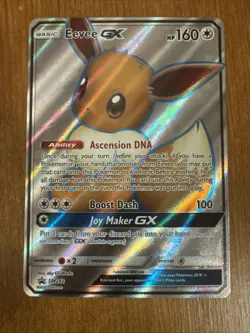 Eevee GX SM242 Full Art Promo Holo Pokemon TCG English Card Sun & Moon - Image 1