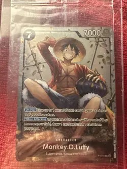 Monkey.D.Luffy (Tin Pack Set Vol. 2) P-075 One Piece Promotion Cards Foil - Image 1