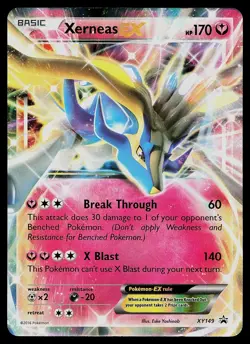 Pokemon Card XY Promo Xerneas EX XY149 Shiny Promo Holo - Image 1