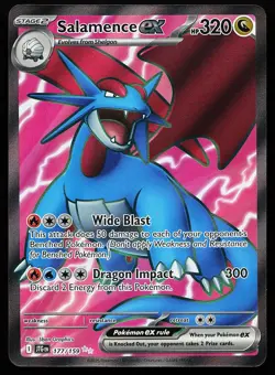 Salamence ex 177/159 Ultra Rare Journey Together Pokemon Card - Image 1