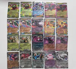Pokemon EX Card Lot of 20 | Mega Greninja, Fezandipiti, Mega Dragalge & More - Image 1