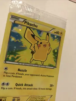 Pokemon Card Pikachu XY 42/146 Holo Movie Promo Factory Sealed Bonus Card - Image 3