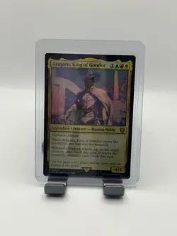 MTG, Aragorn, King of Gondor FOIL $3 ORDER MIN 5 NM UB: LTR Lord of the Rings - Image 1