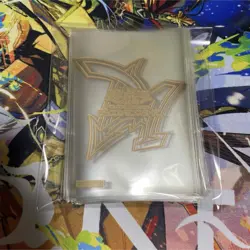 Yu-Gi-Oh! Official Sleeves GX Academia Gold Logo Transparent Sleeves 55 Pieces N - Image 1