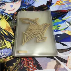 Yu-Gi-Oh! Official Sleeves GX Academia Gold Logo Transparent Sleeves 55 Pieces N - Image 2
