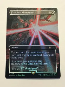 Flawless Maneuver (Rainbow Foil) Secret Lair Drop Foil 1728 SLD Marvel - Image 1