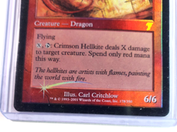 Crimson Hellkite Magic the Gathering 7th Edition Foil #178 - Image 2