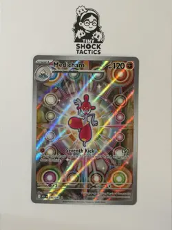 Pokemon Medicham 241/217 Ascended Heroes Illustration Rare Full Art Holo 2026 NM - Image 1