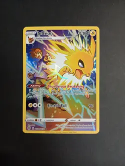 Jolteon TG04/TG30 Holo Brilliant Stars Trainer Gallery Pokemon Card NM - Image 1