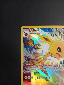 Jolteon TG04/TG30 Holo Brilliant Stars Trainer Gallery Pokemon Card NM - Image 2