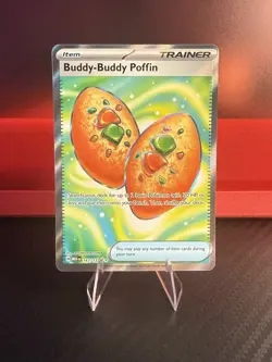 Buddy-Buddy Poffin 167/132 Ultra Rare Mega Evolution Pokemon - Image 1