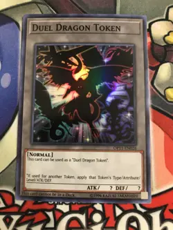 YUGIOH Duel Dragon Token OP11-EN026 NM (3/8/22) - Image 1