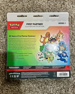 TCG Pokemon First Partner Illustration Collection Box Series 1 Pin - Image 2
