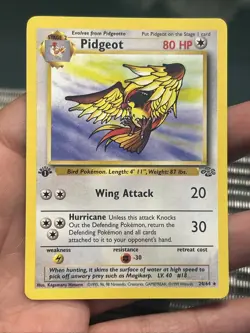 Pokemon TCG Pidgeot 24/64 1st Edition Jungle 1999 Non Holo Rare- NM/ LP - Image 1