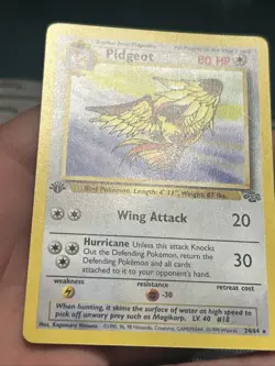 Pokemon TCG Pidgeot 24/64 1st Edition Jungle 1999 Non Holo Rare- NM/ LP - Image 3