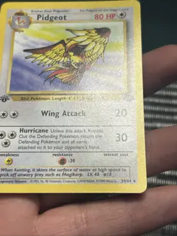 Pokemon TCG Pidgeot 24/64 1st Edition Jungle 1999 Non Holo Rare- NM/ LP - Image 5