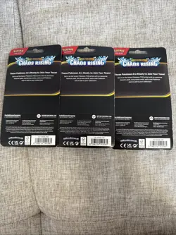 (3) Pokemon Mega Evolution Chaos Rising Reshiram Check Lane Blister NEW SEALED - Image 2