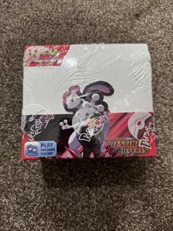 Pokemon Destined Rivals Booster Box Sealed Slightly Creased Box - 36 Packs - Image 1